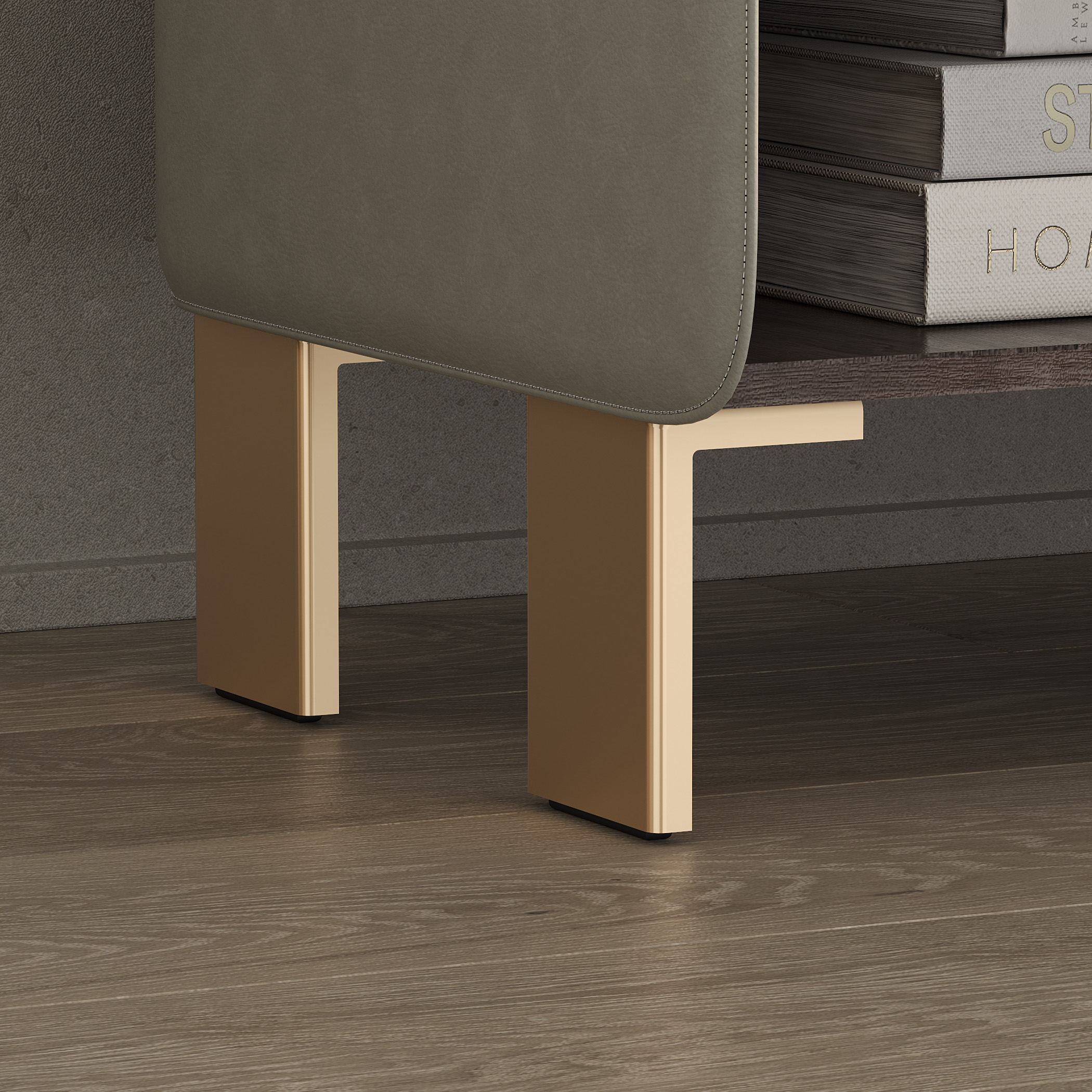 Furniture support meth WALL h120 matte gold AKS - Image 6