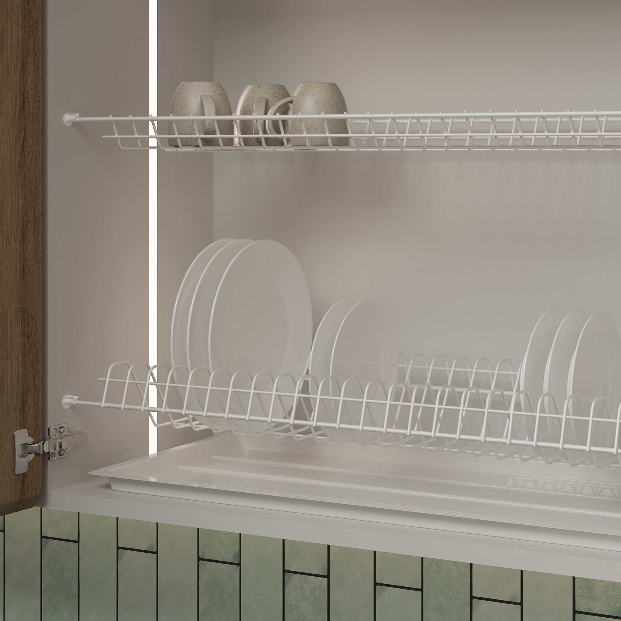 Dish drainer 500 MOUNT, white cold AKS (without box) - Image 4