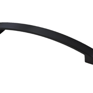Furniture handle bracket met. Rio 128 black matte, AKS - Image 1
