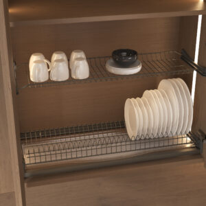 Dish drainer 800 HUGO with profile, graphite AKS - Image 6