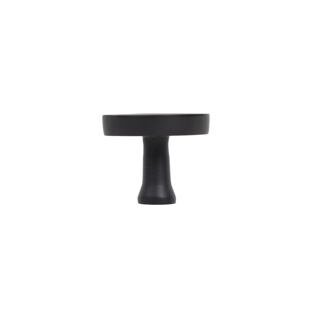 Furniture handle met button UNITY, matte black, AKS