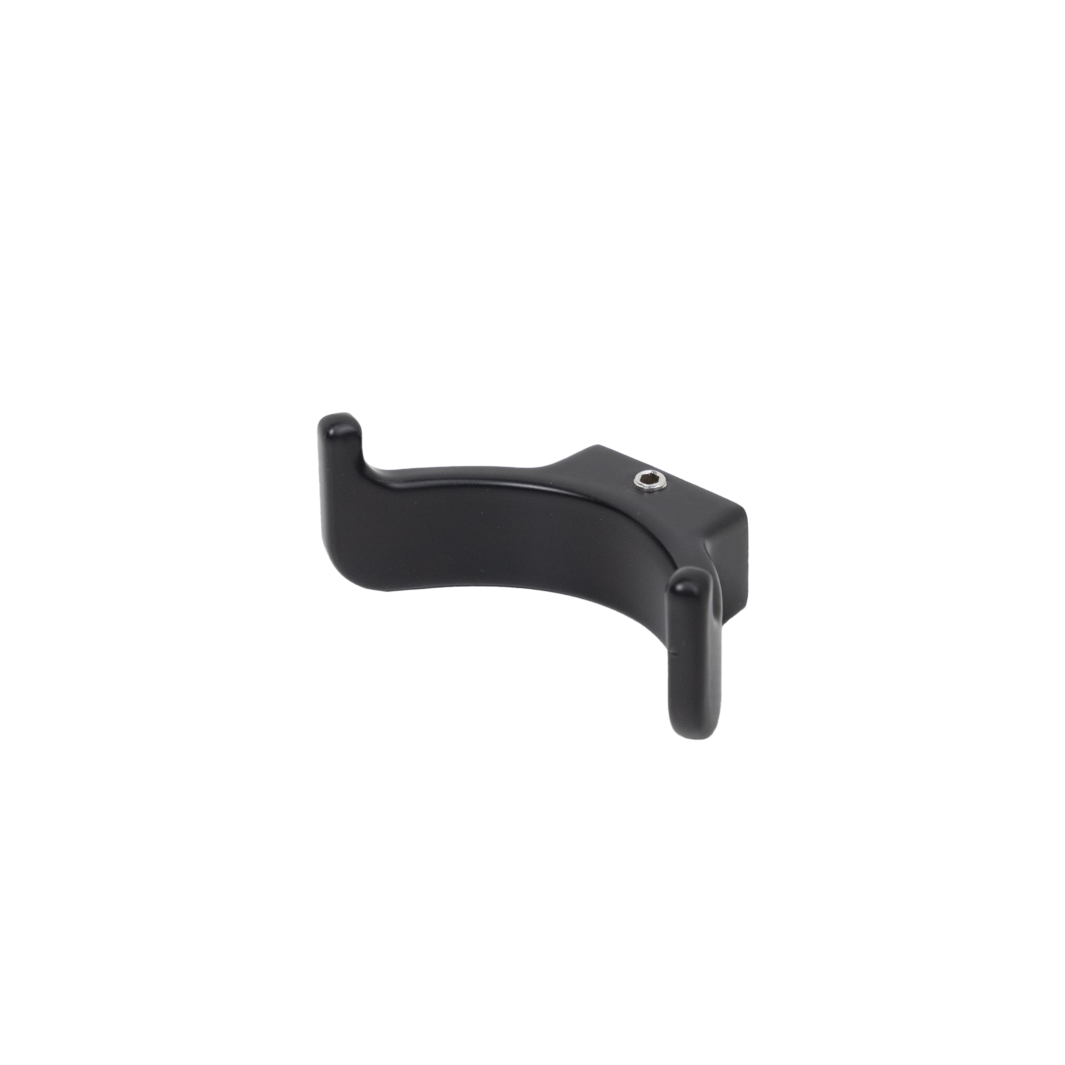 Furniture hook two-horn met. BAR black matte AKS - Image 1