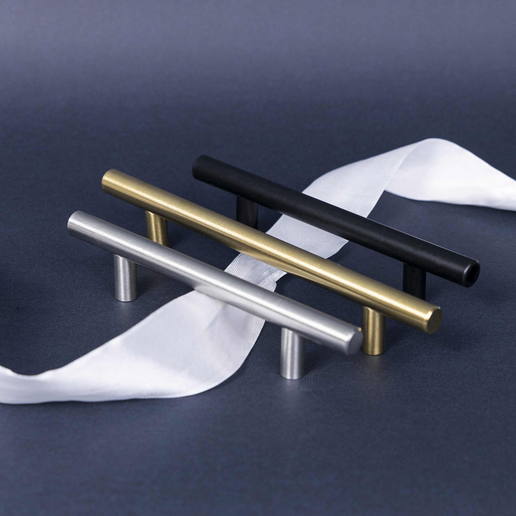 Ручка меб. релинговая 128/188 полая сталь шлифованная сталь, AKS - изображение 6
