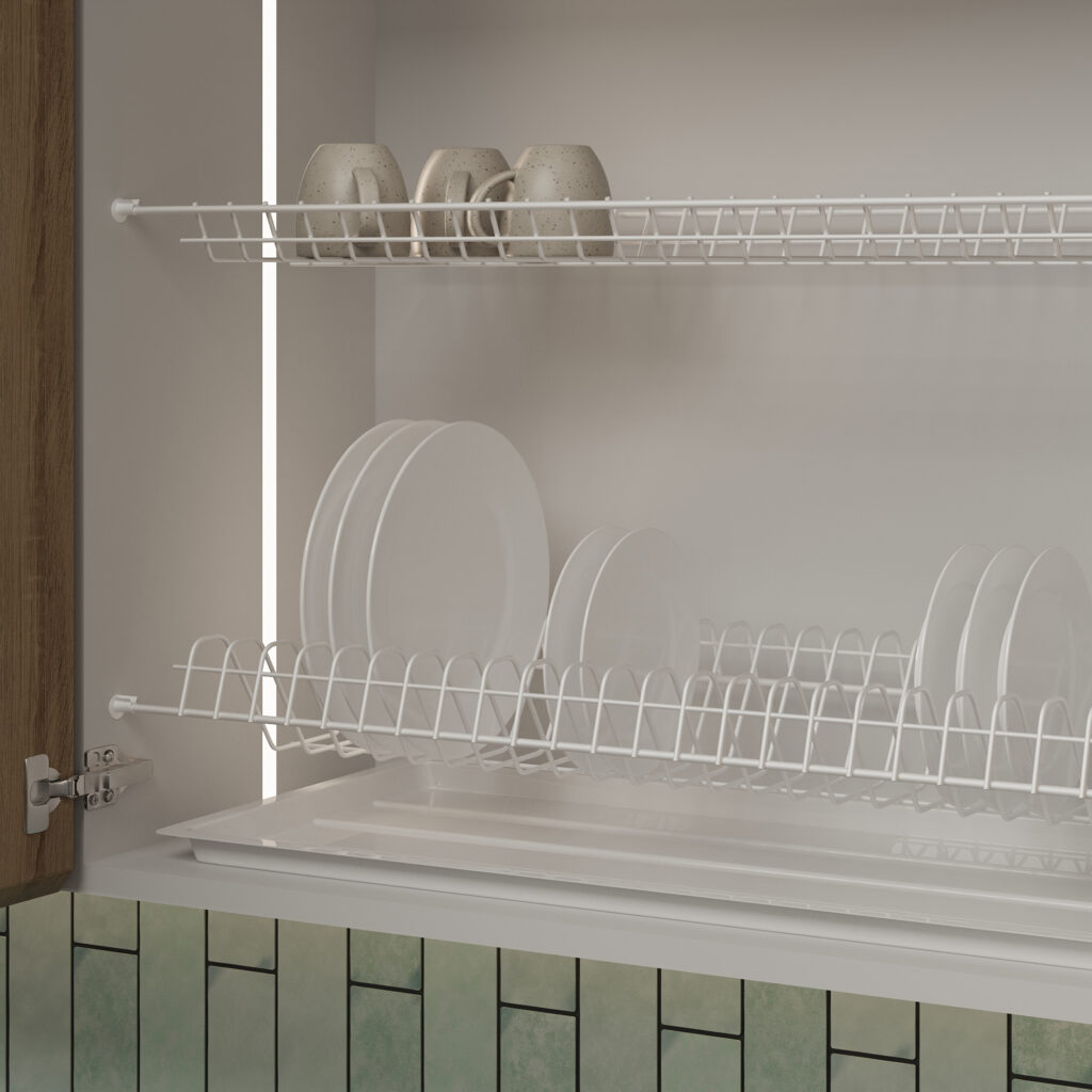 Dish drainer 600 MOUNT, white cold AKS (without box)