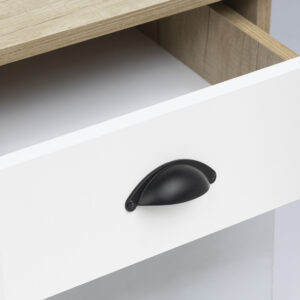 Furniture handle bracket met. PATIO 64 black matte, AKS - Image 4