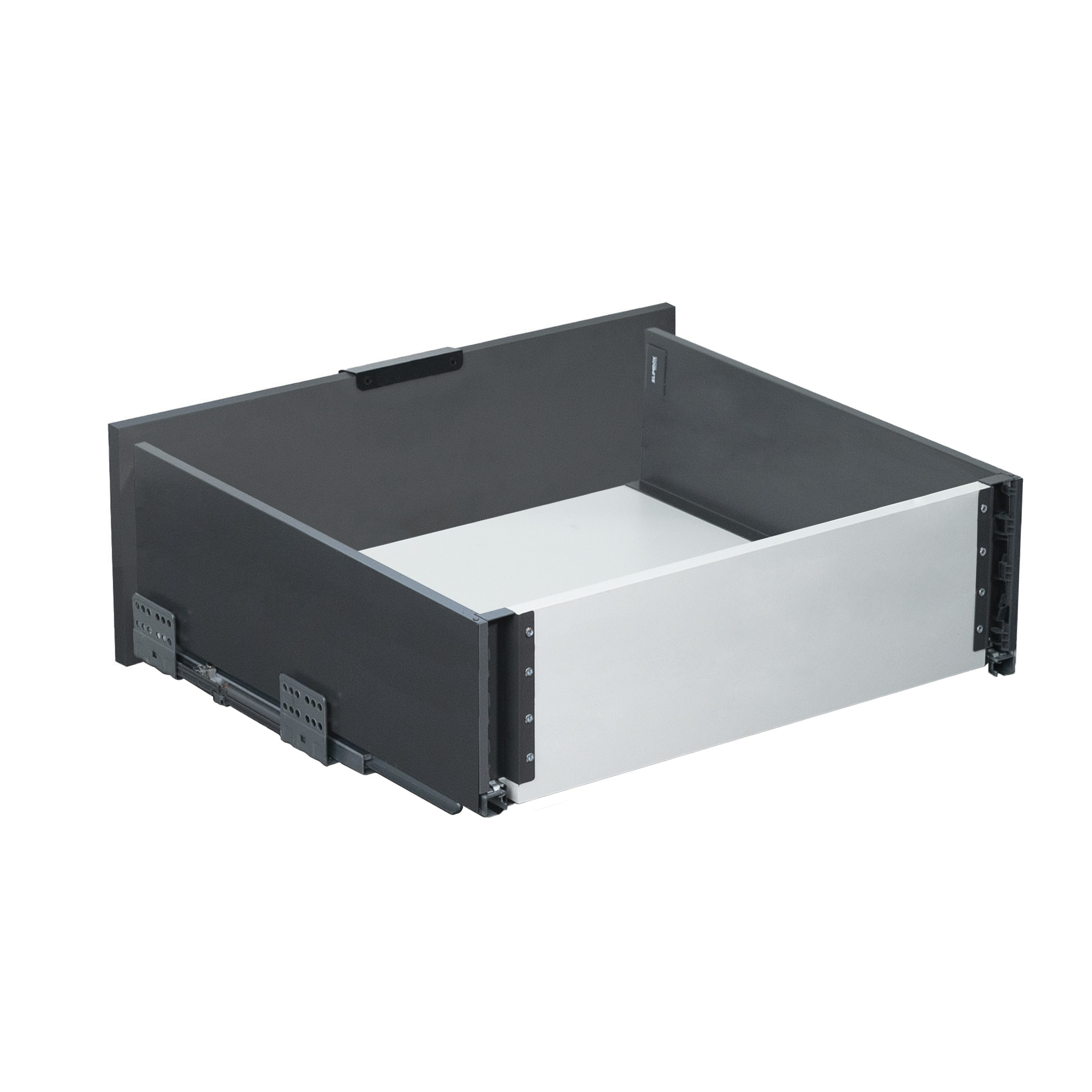 უჯრების  სისტემა Slimbox Evolution L-500 H=167 გრაფიტი SOFT CLOSE ხბფ16მმ. - Image 3