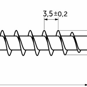 Confirmed screw 7.0*50 (pack/2.5 thousand pieces) AKS - Image 2