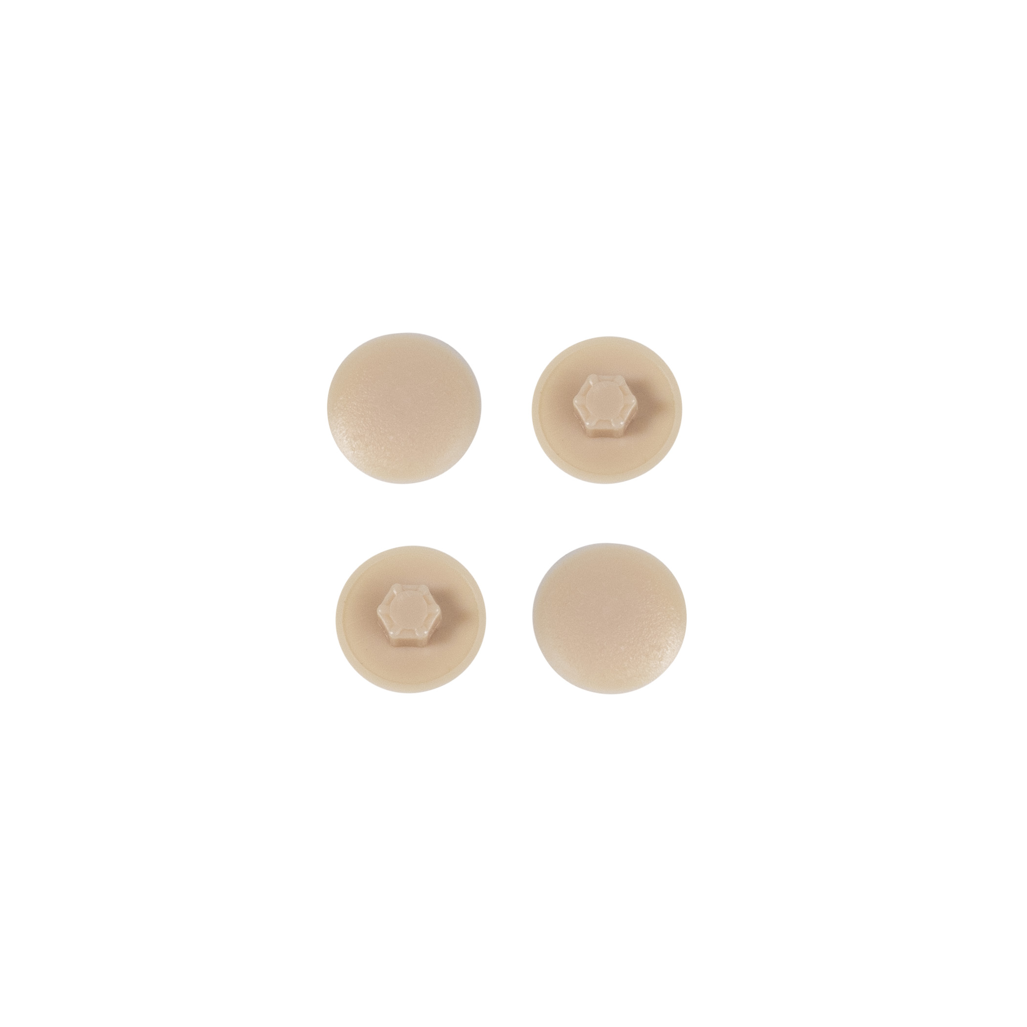 Plastic plug for beige-maple confirmations (12) PL (pack of 1 thousand pieces) - Image 1
