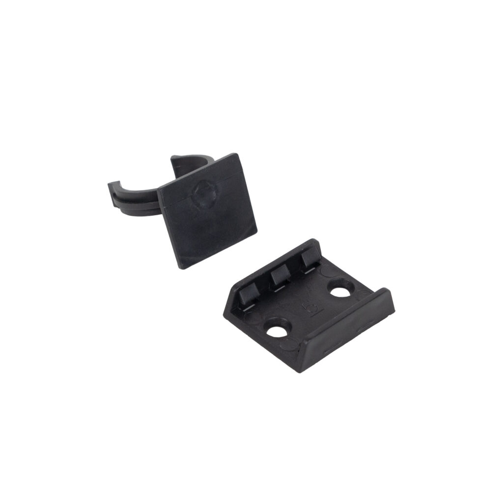 Fastening the kitchen support. (clip + subclip), black LEBA