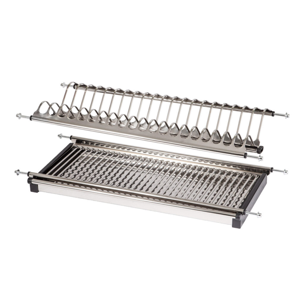 ჭურჭლის საშრობი 600 INOX უჟანგავი ფოლადი, inox AKS