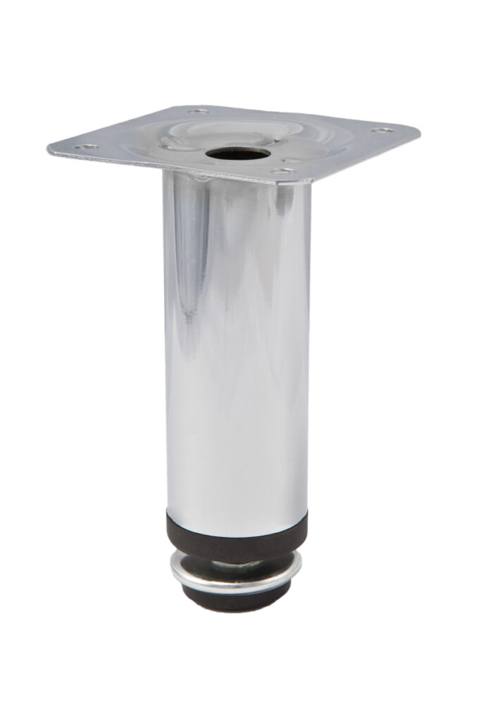 Furniture support meth D-100 h100 d30 with adjustable chrome AKS