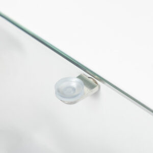Shelf holder for glass met. L-003B chrome (1 pack = 1 thousand pieces) AKS - Image 3