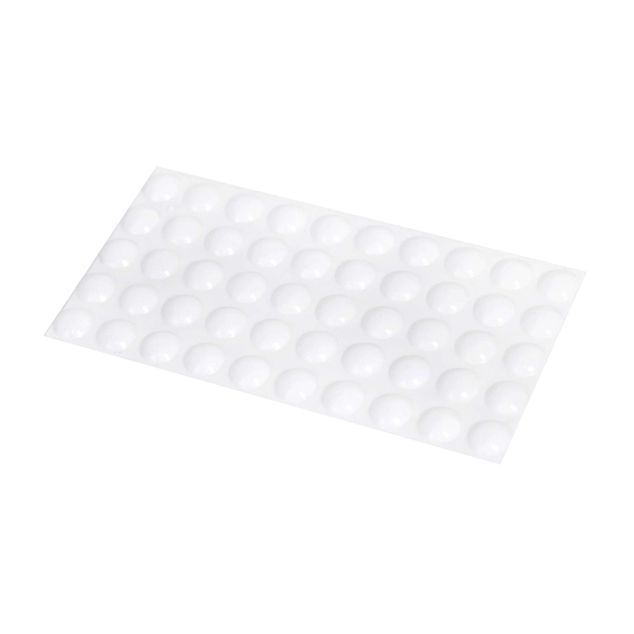 Silicone bumper d10 h=3 AKS (sheet = 50 pcs.) white - Image 1