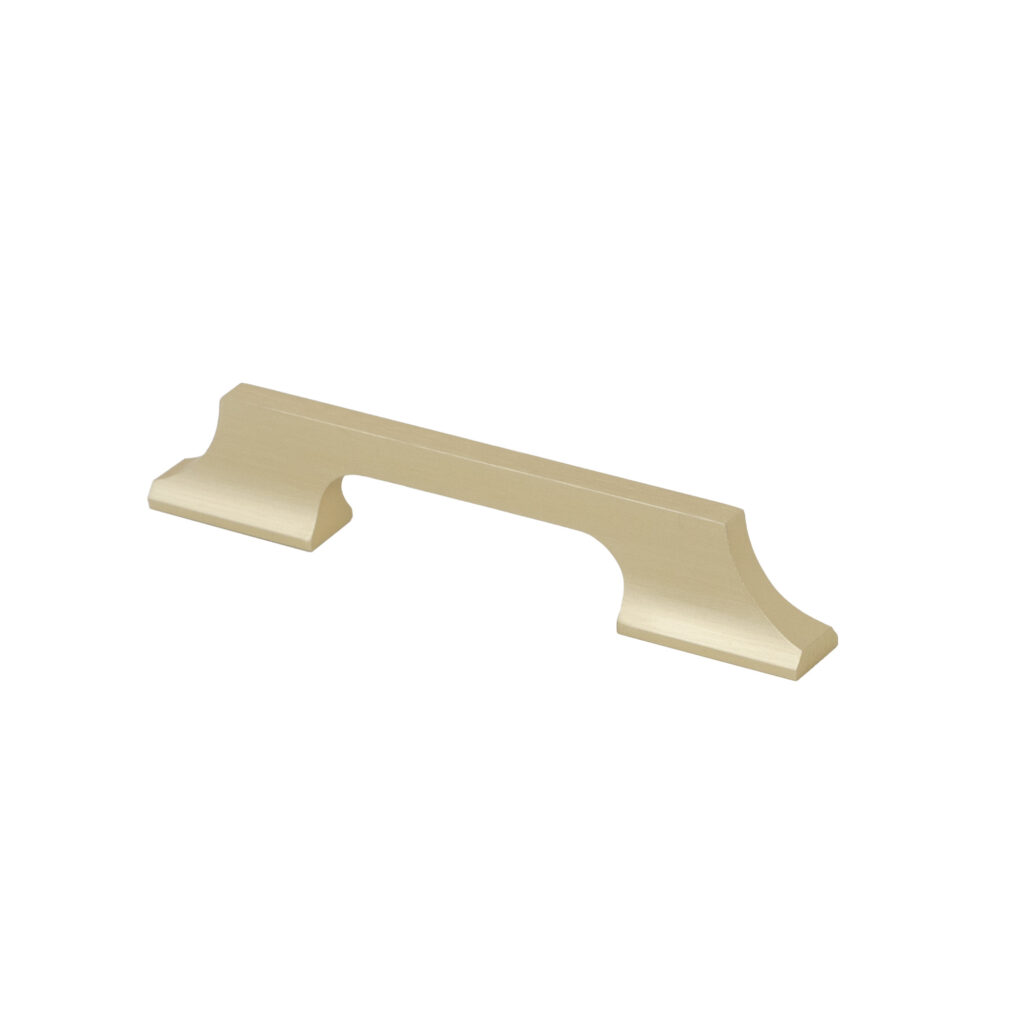 Furniture handle aluminum bracket DREAM 96/136 brushed gold, AKS