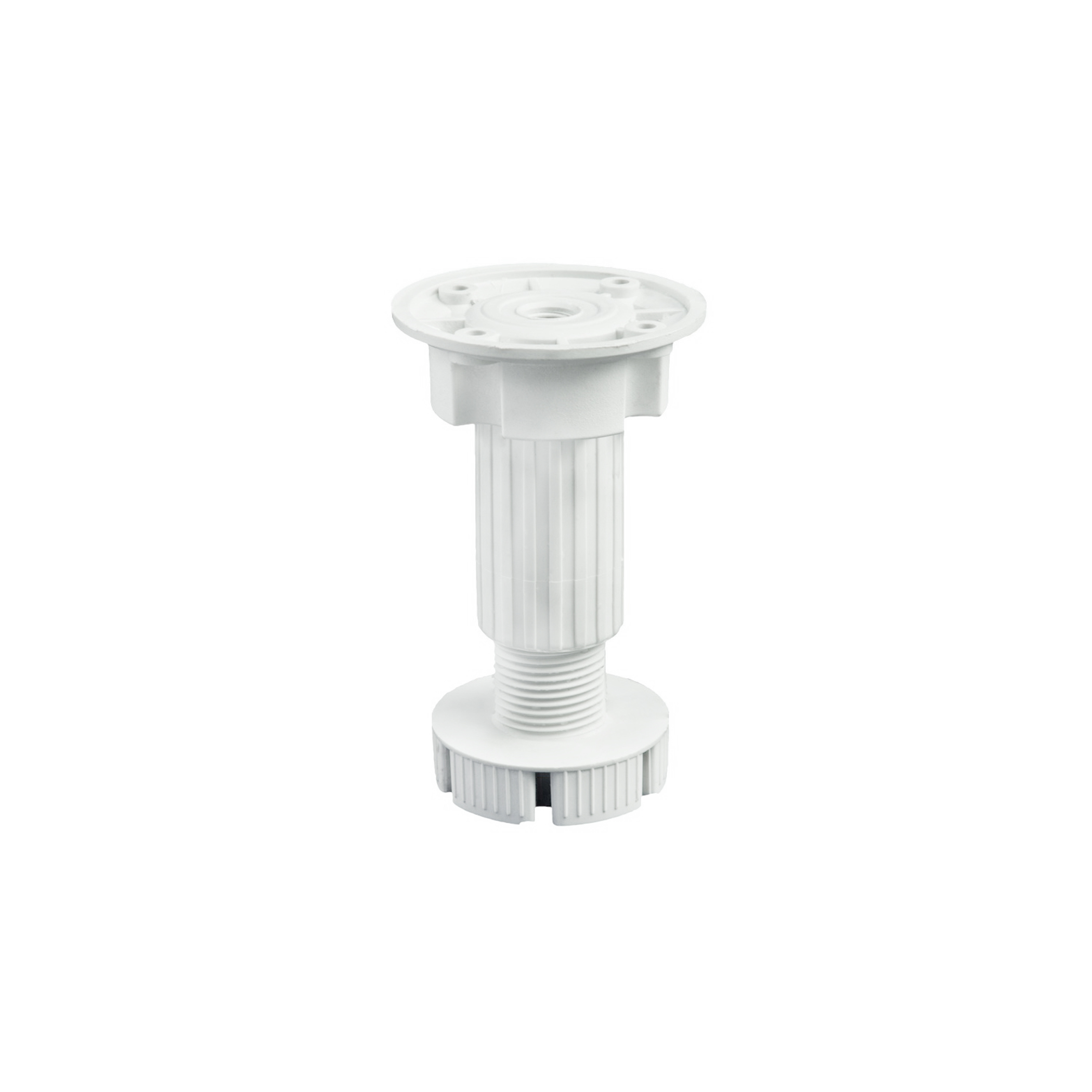 Kitchen support plast. h100 three-piece, white (1 pack = 250 pcs.) AKS - Image 1