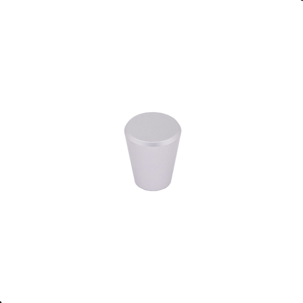 Ручка меб. кнопка мет. BELL матовый хром, AKS