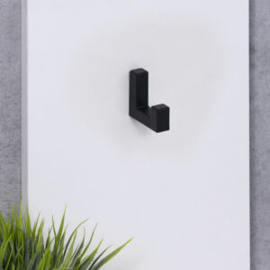 Furniture hook single-horn met. BENZ matt black AKS - Image 7