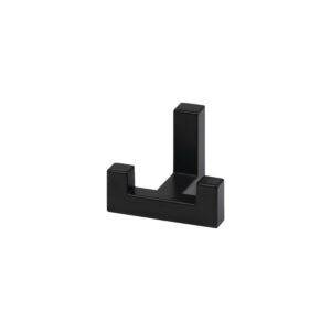 Furniture hook two-horn met. BENZ matt black AKS - Image 3