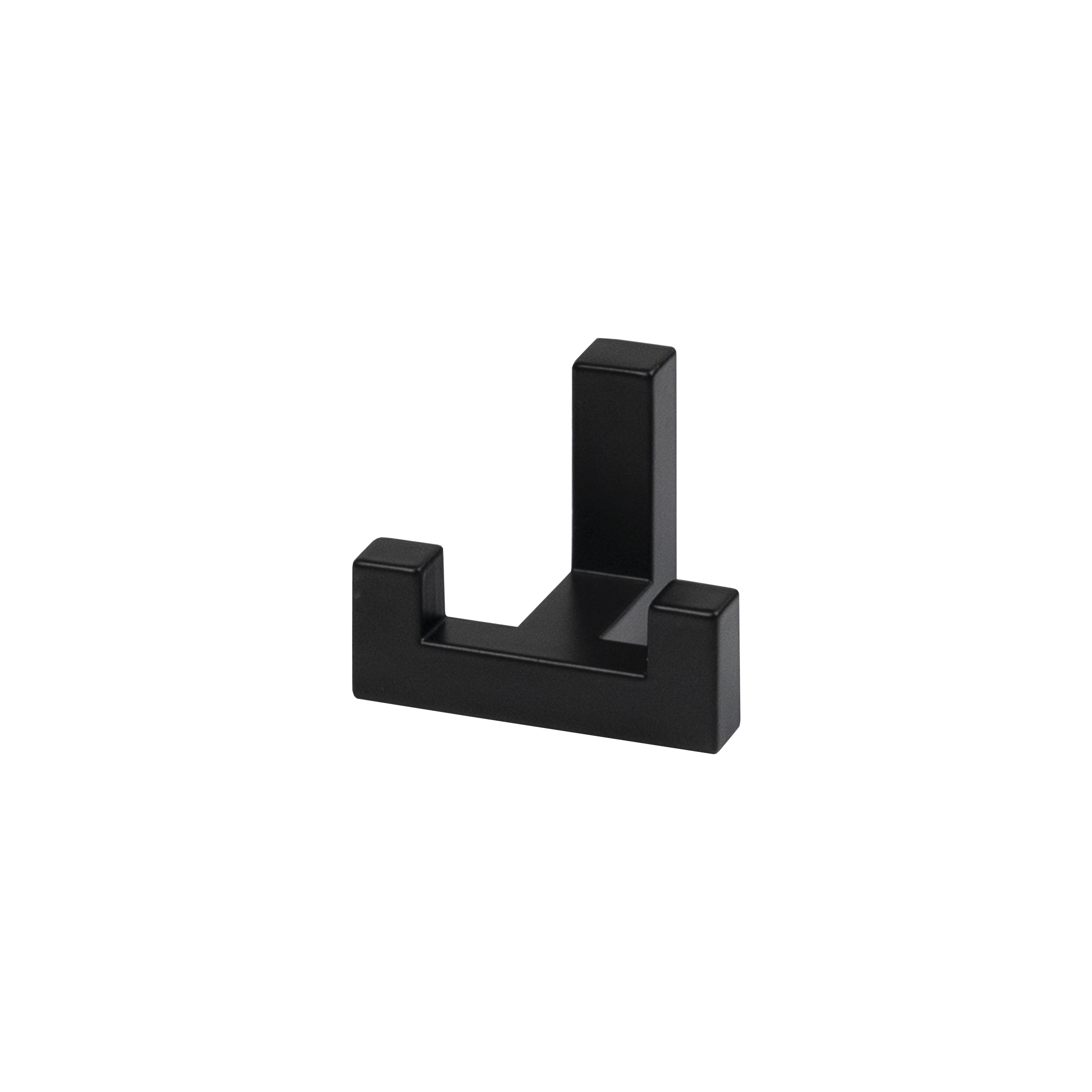 Furniture hook two-horn met. BENZ matt black AKS - Image 3