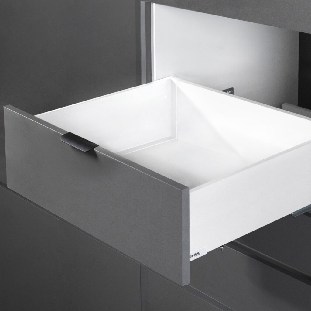 Система ящиков Slimbox Evolution L-500 H=167 белый SOFT CLOSE ДСП16мм