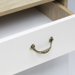 Furniture handle bracket met. LIRA 96 old gold, AKS - Image 6