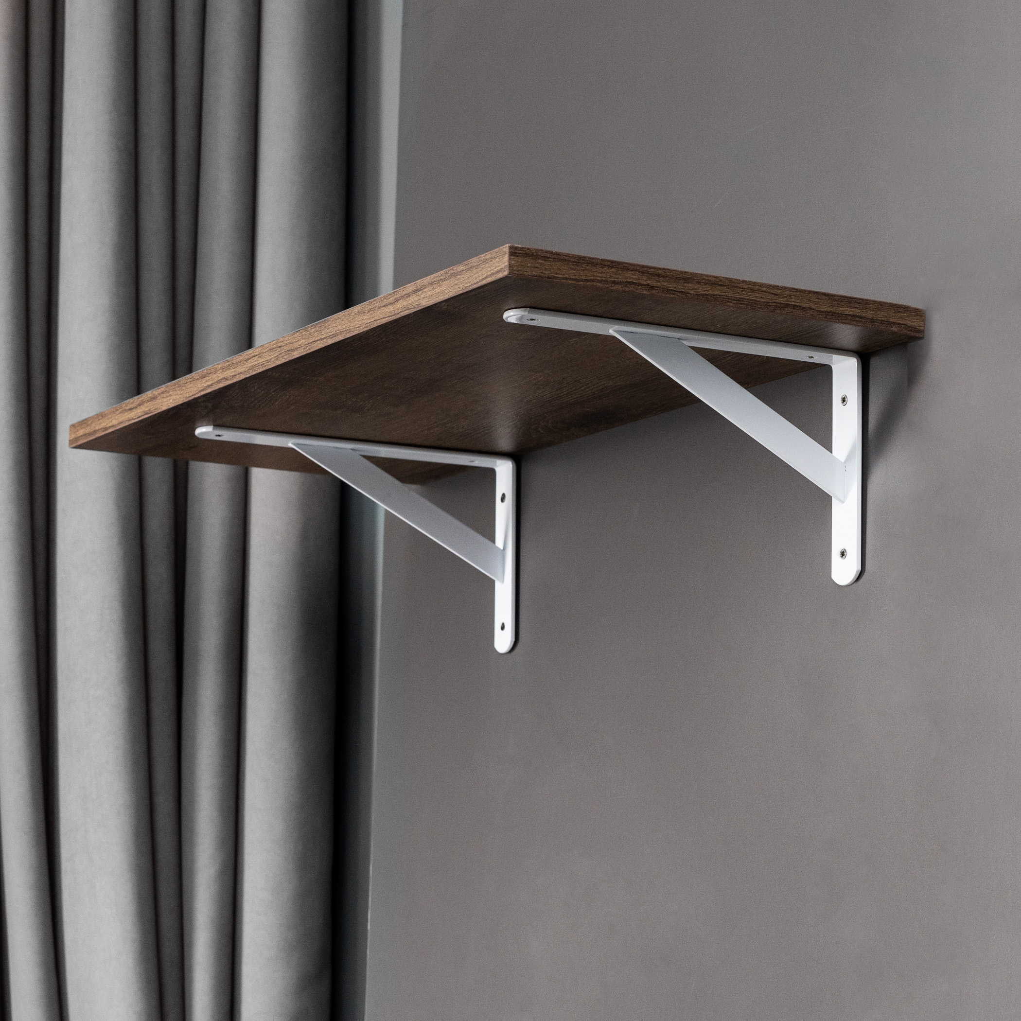 Shelf holder met. LINE 250*150*30*4, white AKS - Image 3