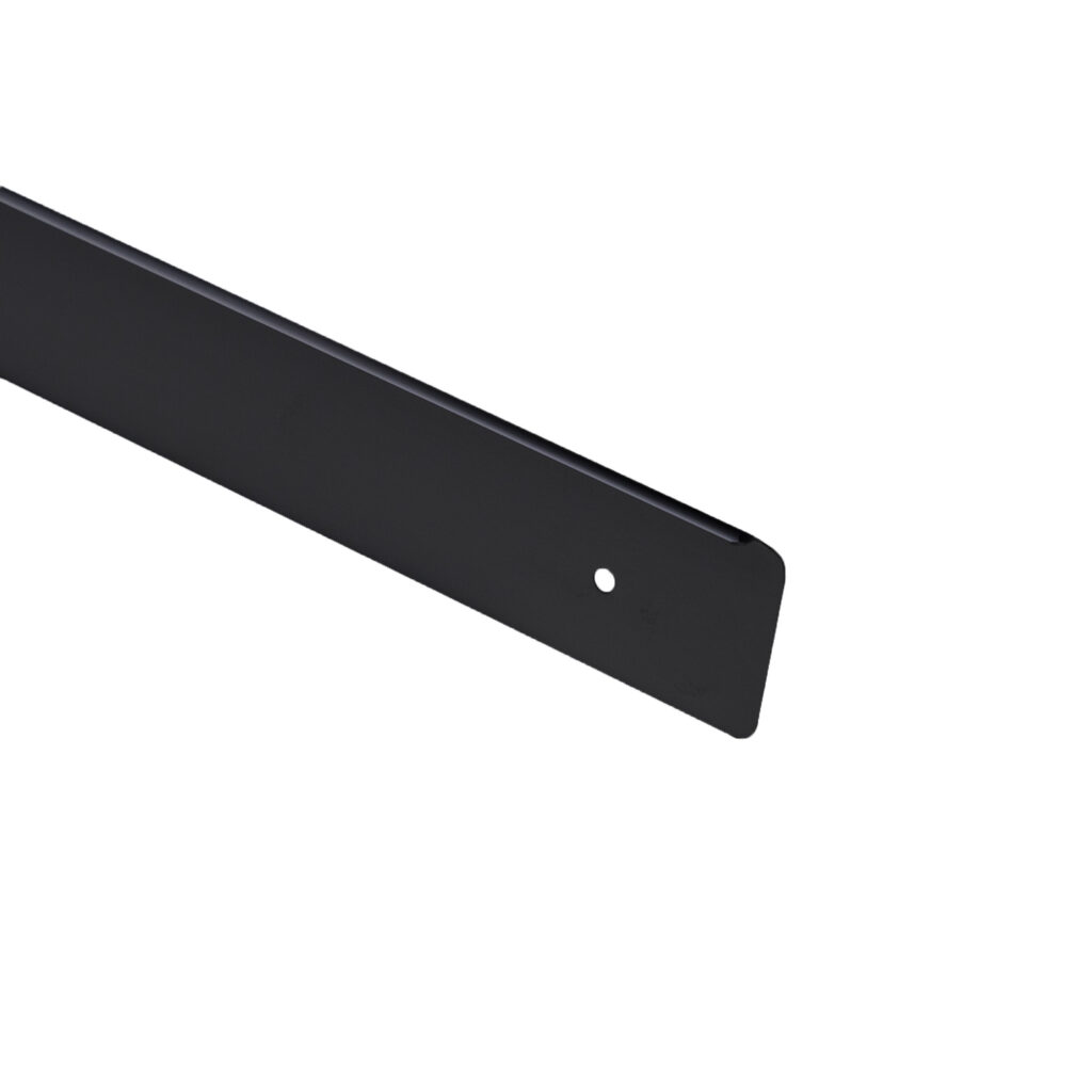 End strip for table top 38 Egger left black AKS