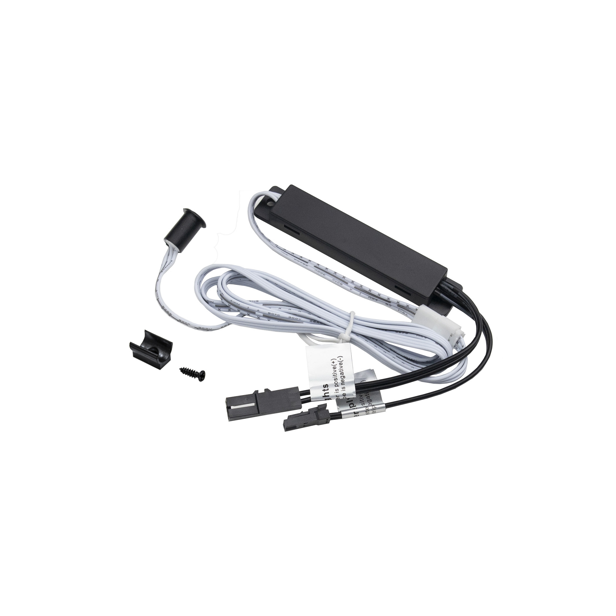 Выключатель бесконтактный на взмах, врезной/накладной, D8мм, 12/24V, 60W/100W, черный, AKS - изображение 4