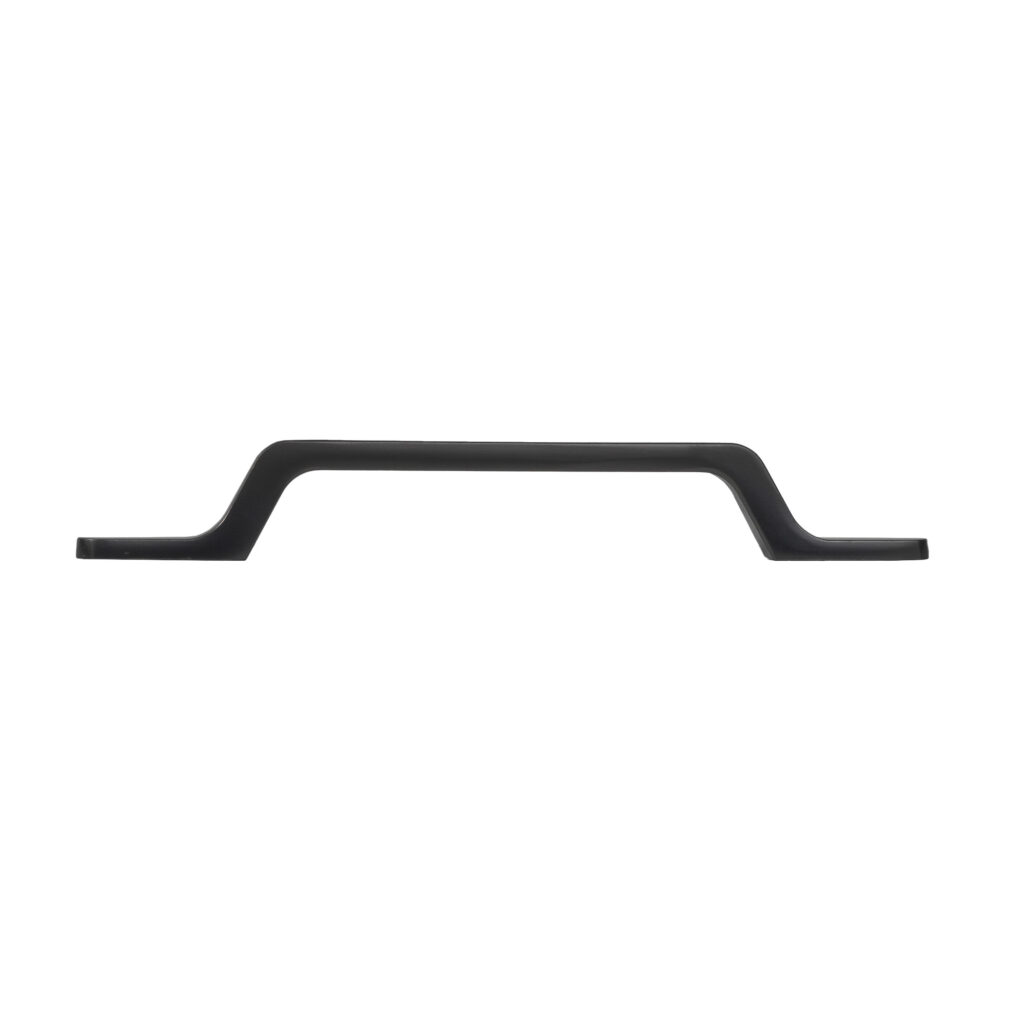 Furniture handle bracket met. SIGN 128 black, AKS