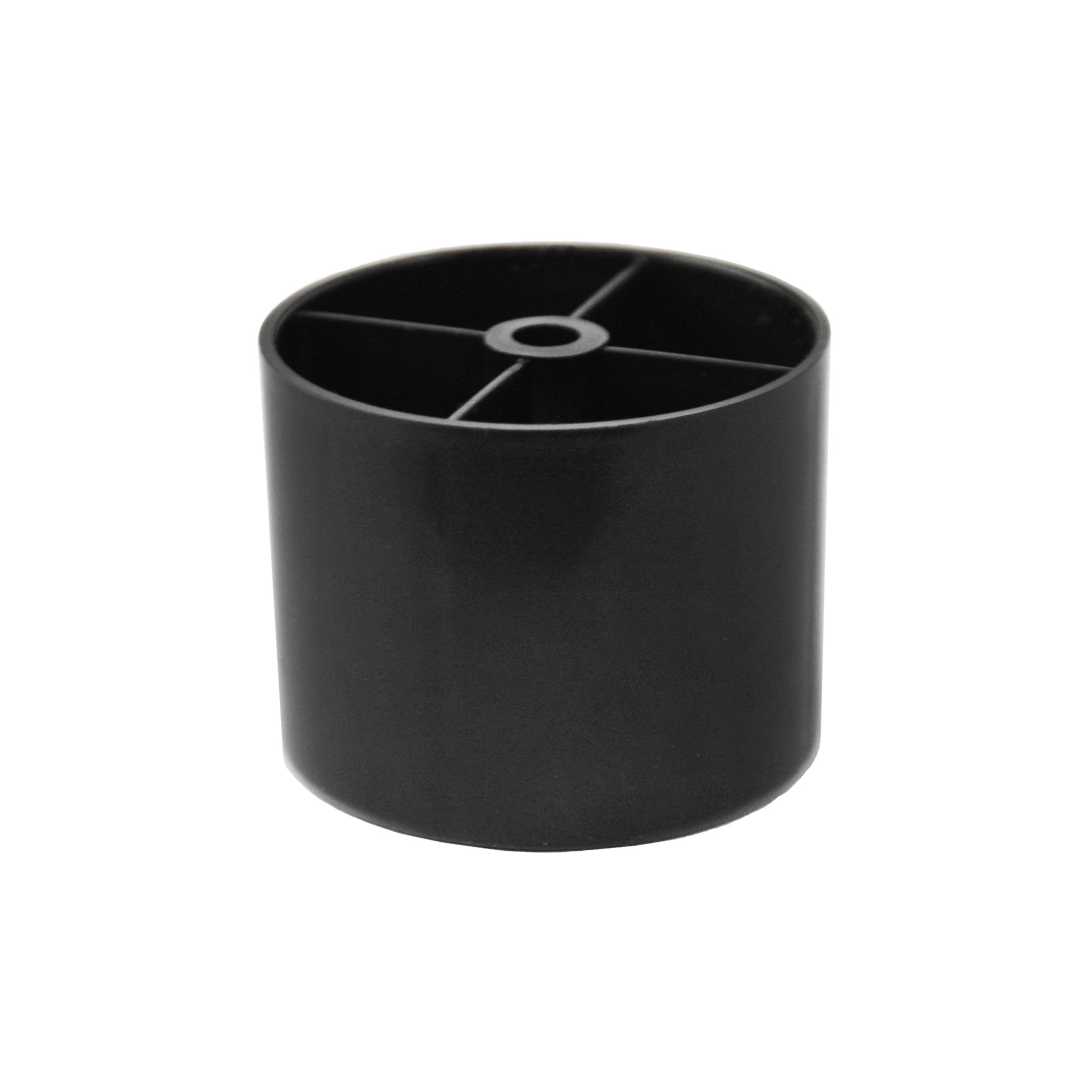 Furniture support plast. d50 h40 black RP - Image 1
