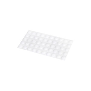 Silicone bumper d8 h=3 AKS (sheet = 50 pcs.) white - Image 1