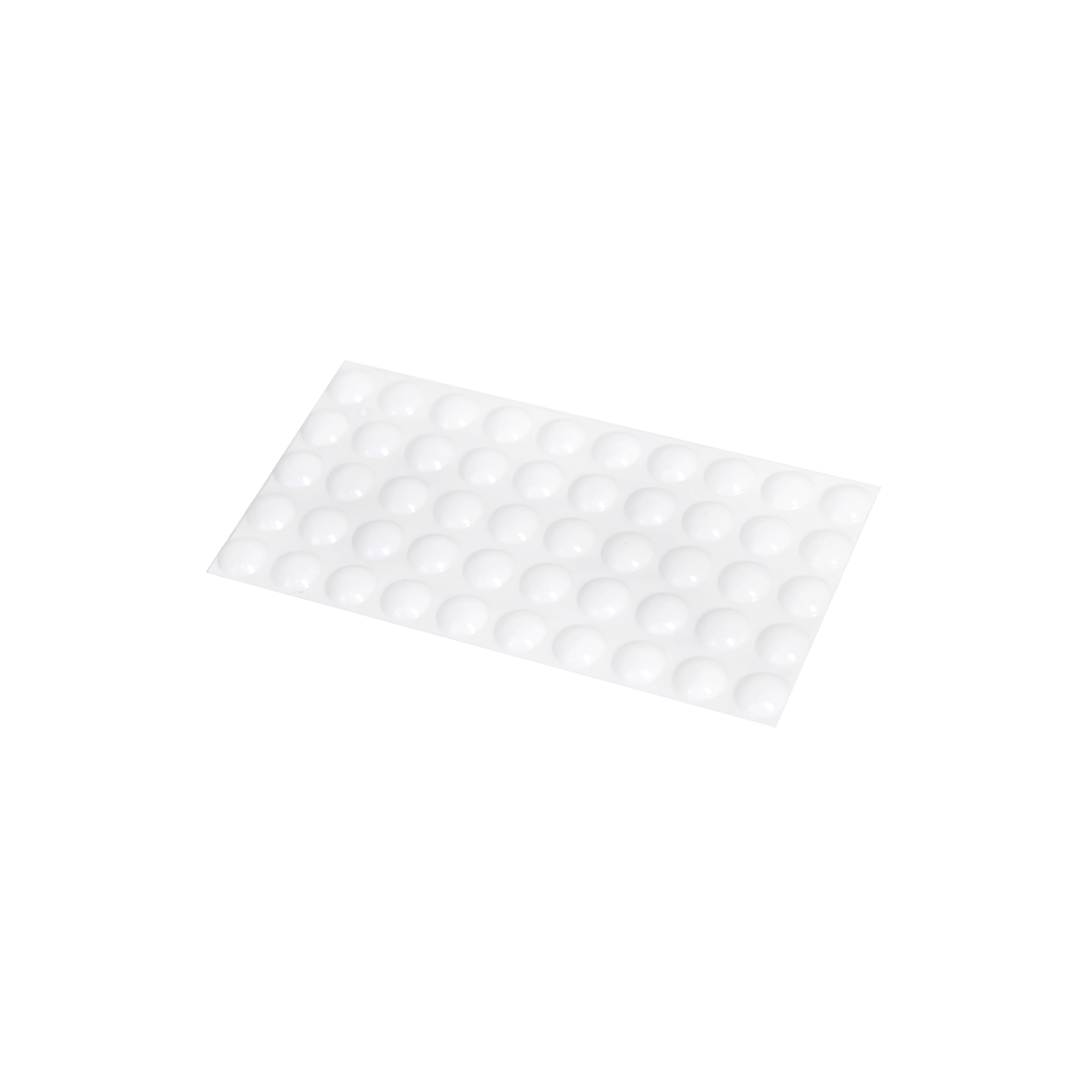 Silicone bumper d8 h=3 AKS (sheet = 50 pcs.) white - Image 1