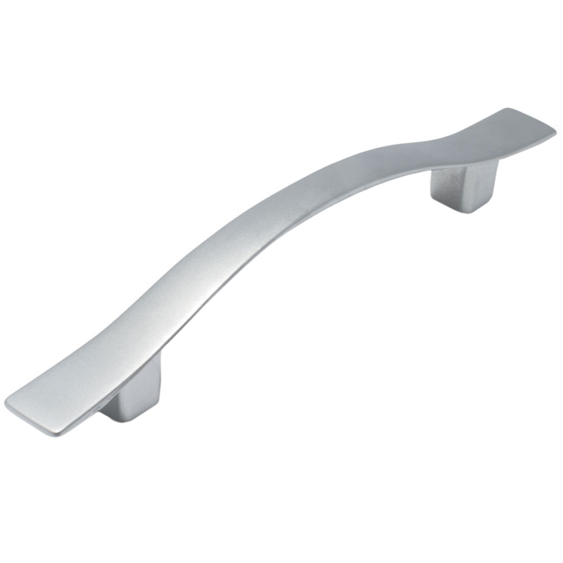 Furniture handle bracket met. UN06 96 mat. chrome, GRIDLI