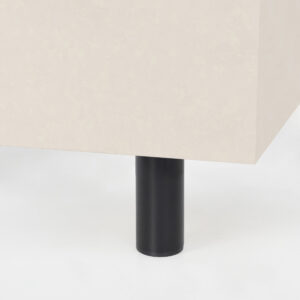 Furniture support aluminum DAP-77 h100 with adjustable black matte AKS - Image 3