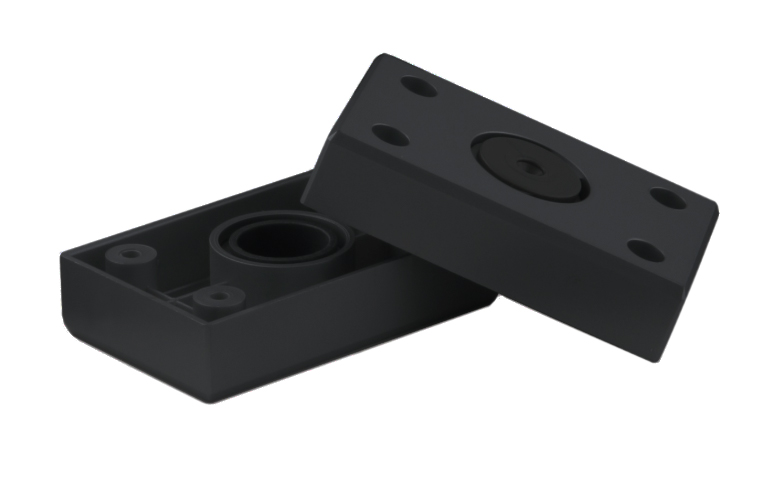 Furniture support plast. B-01 h20 adjustable black AKS