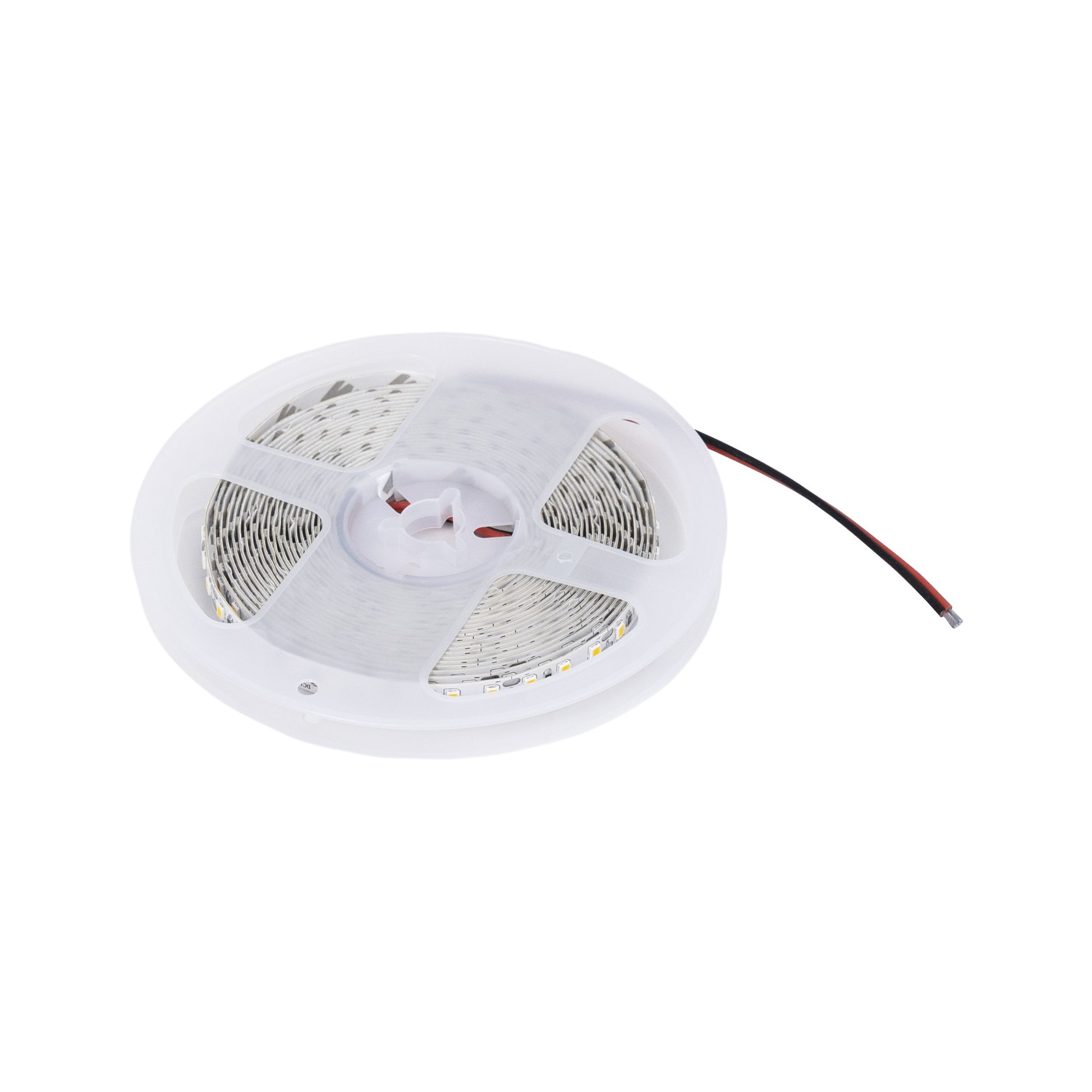 შუქ-დიოდური ლენტი - 9.6W/m, 12V, 8მმ, 2835, 120 დ/მ, IP20, ნეიტრალური თეთრი (4000K), CRI>80, 1100 Lm, 5მ, AKS - Image 1