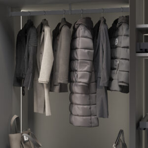 Rectangular wardrobe rod holder. FAME/2 pass, graphite brush AKS - Image 5