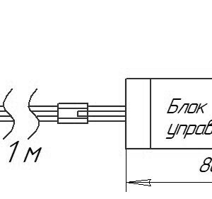 Выключатель бесконтактный на преграду, накладной/врезной, 12/24V, 60W/100W, D8мм, белый, AKS - изображение 2