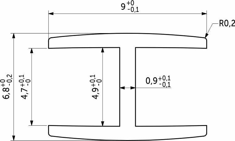 Планка соединительная 4 матовая (L=0.6) AKS