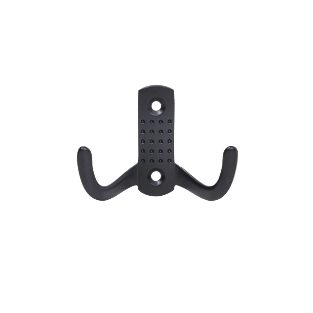 Furniture hook two-horn met. WP12 black GRIDLI