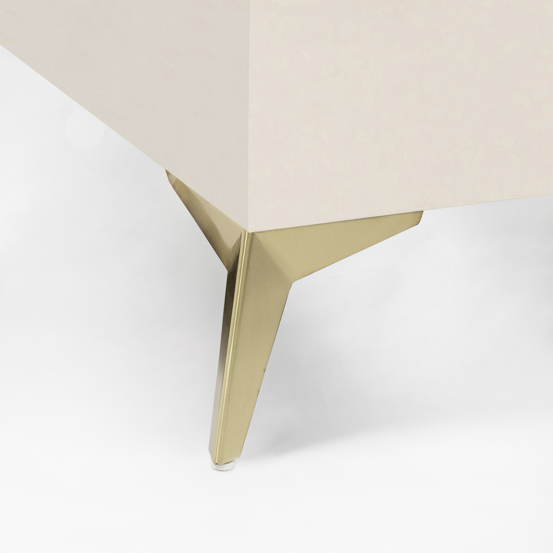 Furniture support meth HELLY h100 corner matte gold AKS - Image 5