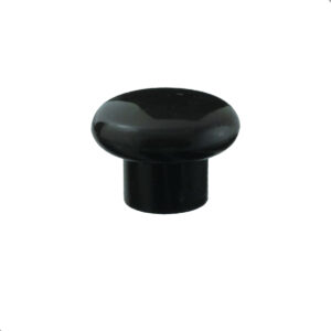 Furniture handle plastic button. PK01/K1 matte black AKS - Image 1