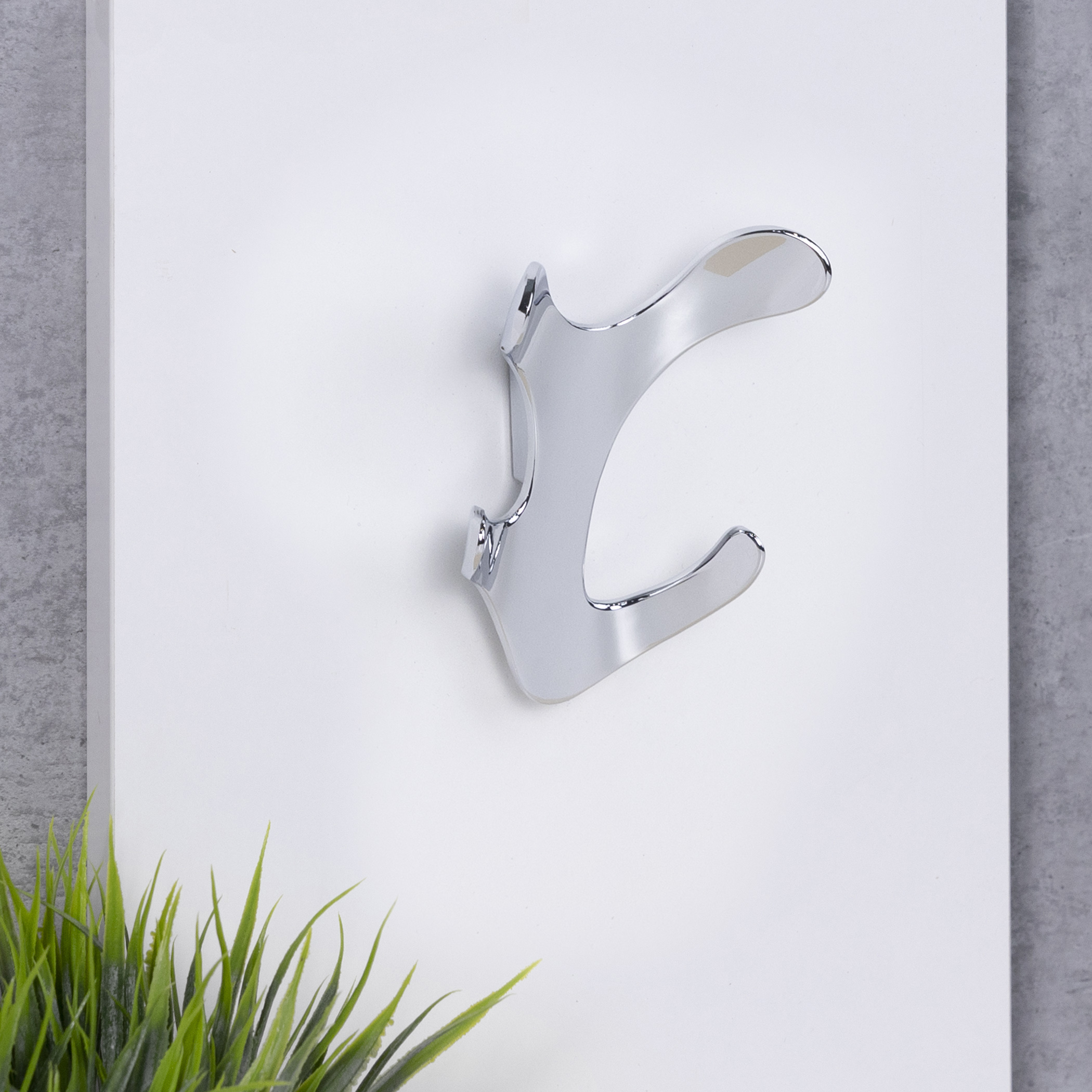 Furniture hook four-horn met. KORAL chrome AKS - Image 6