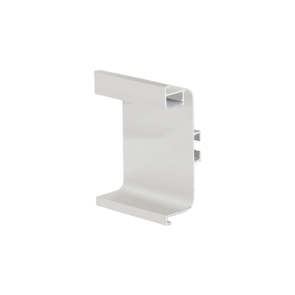 Aluminum profile GOLA C-shaped, 5.5m, LED, silver AKS