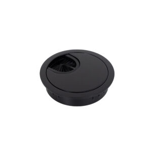 Metal cable pass D60mm black AKS - Image 1