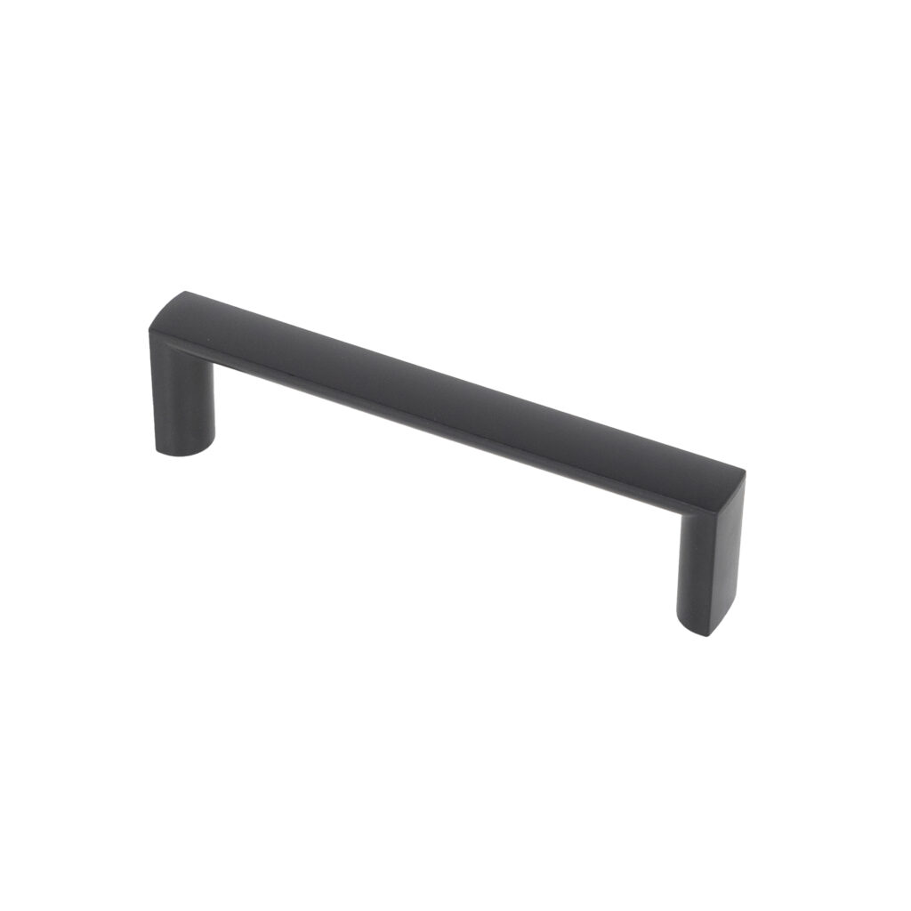 Furniture handle bracket plastic. PS155/S155 96 black matt AKS