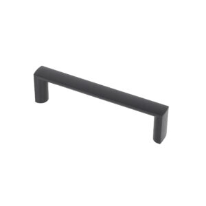 Furniture handle bracket plastic. PS155/S155 96 black matt AKS - Image 1