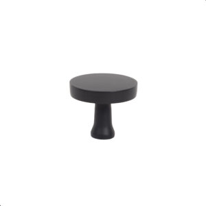 Furniture handle met button UNITY, matte black, AKS - Image 1