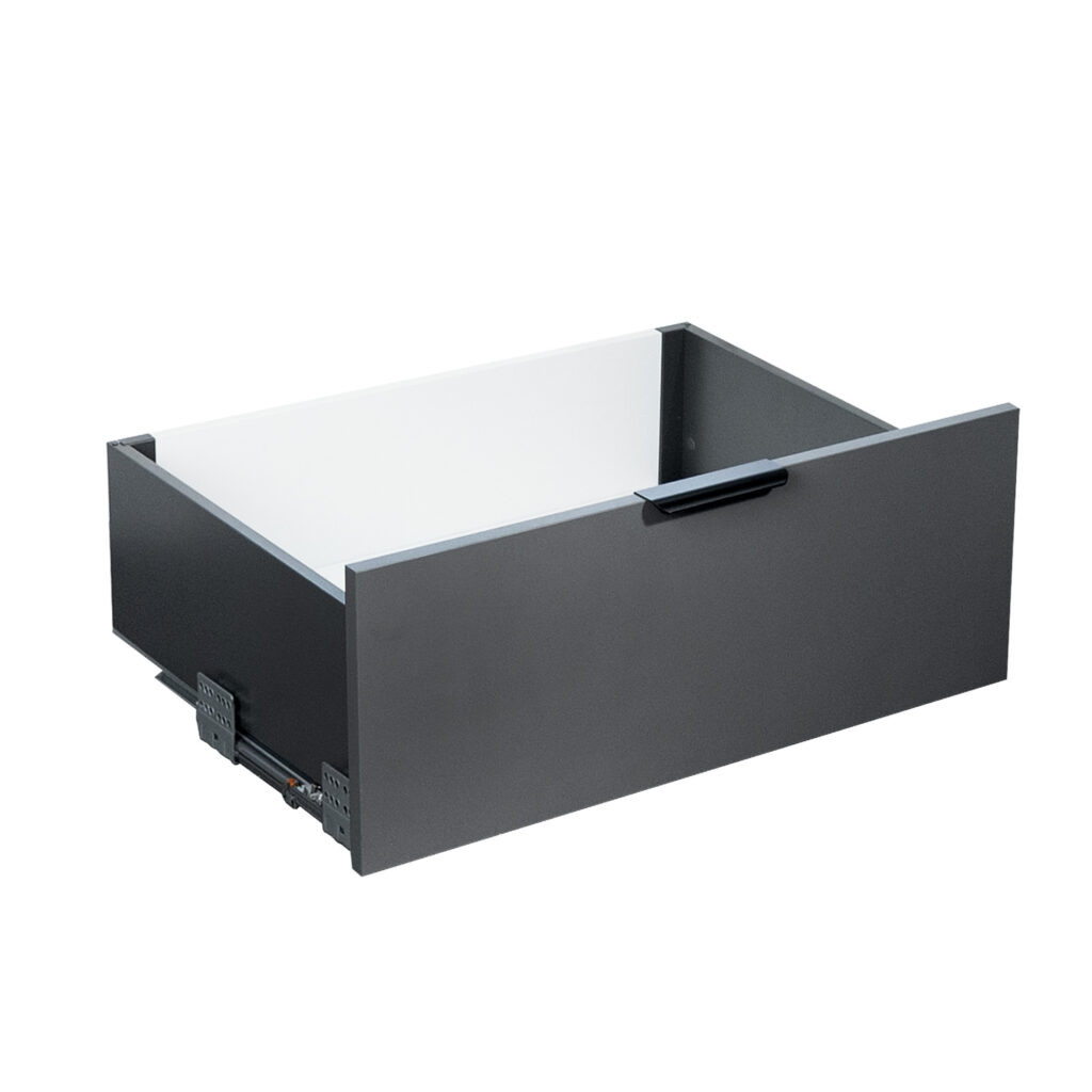 უჯრების  სისტემა Slimbox Evolution L-500 H=167 გრაფიტი SOFT CLOSE ხბფ16მმ.