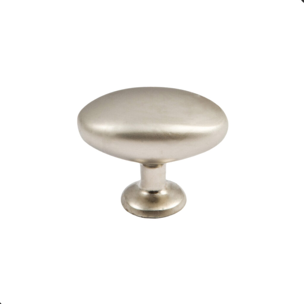 Furniture handle met button GP09 satin AKS